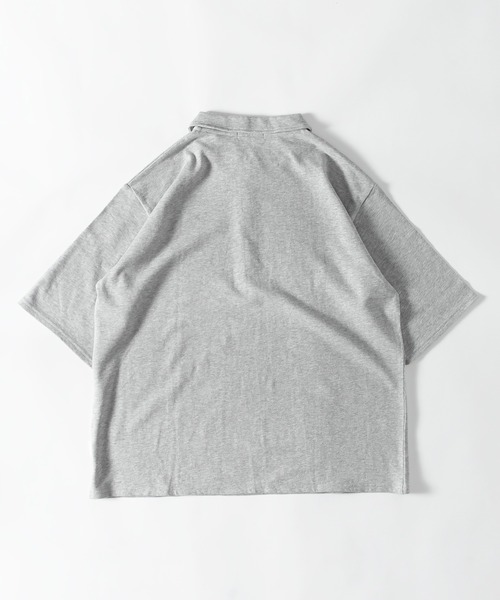 MUHET(ミュエータ)の「ハーフジップTシャツ(Tシャツ/カットソー・レディース・杢グレー/ネイビー/マスタード/ブラウン/レッド系その他・X-LARGE/MEDIUM)」の16枚目の写真