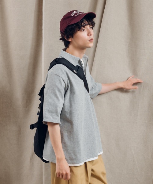 近年モデル MUTA ハーフ ジップ 総柄 Tシャツ あす楽対応】 MUTA ハーフ ジップ 総柄 Tシャツ - メルカリ