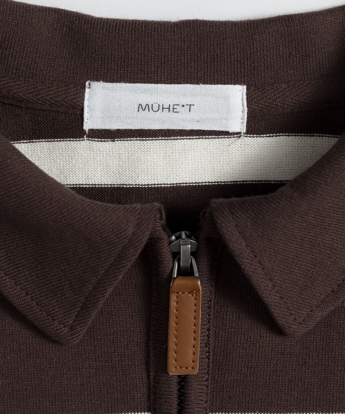 MUHET(ミュエータ)の「ハーフジップTシャツ(Tシャツ/カットソー・レディース・杢グレー/ネイビー/マスタード/ブラウン/レッド系その他・X-LARGE/MEDIUM)」の13枚目の写真