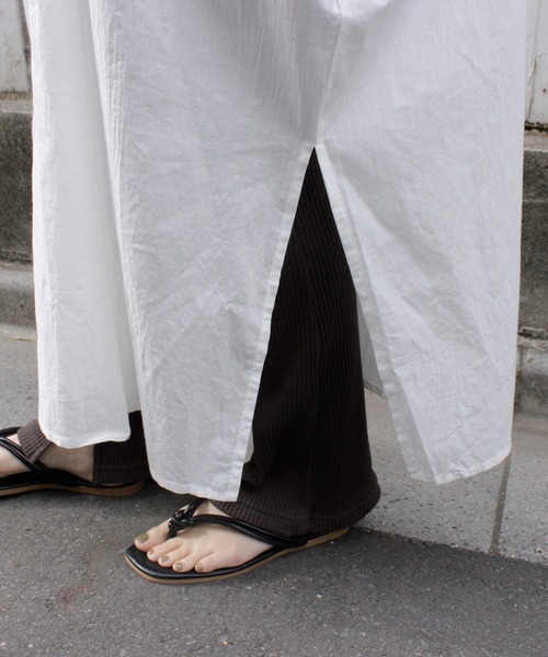 Fizz（フィズ）の「【Fizz/フィズ】　レース使いボリューム袖ワンピース（ワンピース・レディース・ブラック/オフホワイト/ダークブルー/グレイッシュベージュ・M）」の10枚目の写真