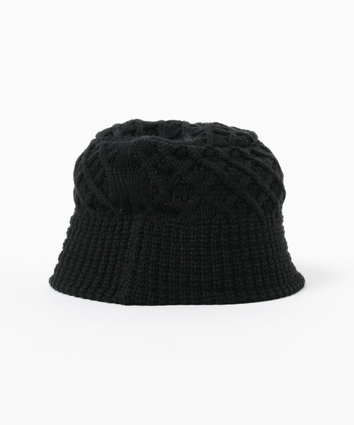 Ray BEAMS（レイビームス）の「RACAL / ニット バケットハット（ハット・レディース・ブラック/パープル/ベージュ/チャコールグレー・ONE SIZE）」の9枚目の写真