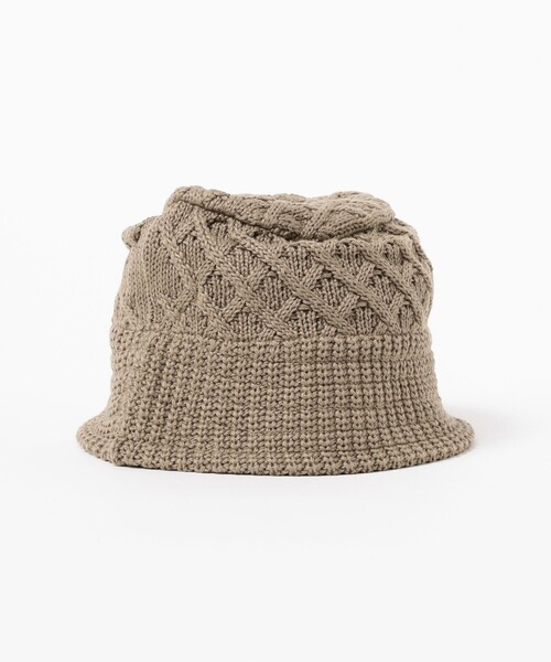 Ray BEAMS（レイビームス）の「RACAL / ニット バケットハット（ハット・レディース・ブラック/パープル/ベージュ/チャコールグレー・ONE SIZE）」の11枚目の写真