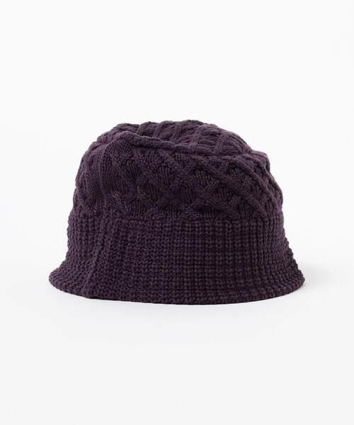 Ray BEAMS（レイビームス）の「RACAL / ニット バケットハット（ハット・レディース・ブラック/パープル/ベージュ/チャコールグレー・ONE SIZE）」の16枚目の写真