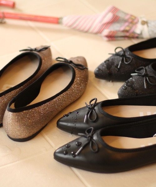 kitson(キットソン)の「kitson 防水 パンプス(バレエシューズ・レディース・ブラック/ブラック系その他2/ブラック系その他/シルバー/ベージュ系その他/ブラック系/ベージュ・M/L/LL/S)」の9枚目の写真