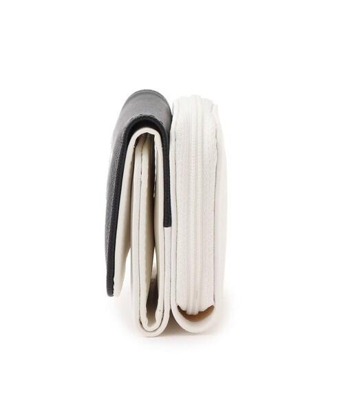 PINK-latte（ピンクラテ）の「◆ネコロゴミニ財布（財布・キッズ・ブラック/ライトブルー/オフホワイト・00）」の5枚目の写真