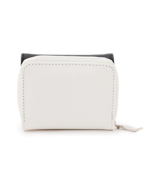 PINK-latte（ピンクラテ）の「◆ネコロゴミニ財布（財布・キッズ・ブラック/ライトブルー/オフホワイト・00）」の6枚目の写真