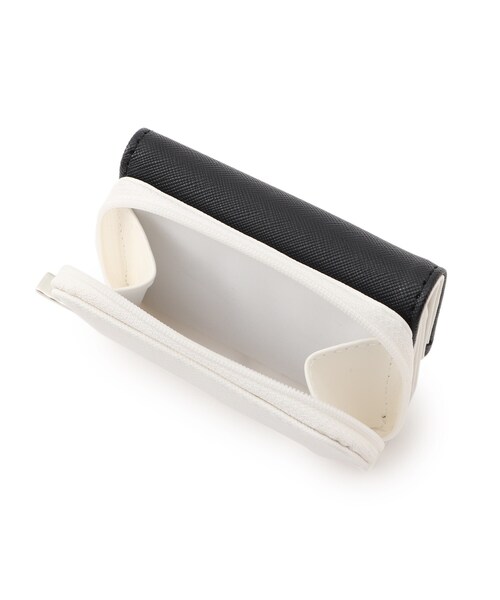 PINK-latte（ピンクラテ）の「◆ネコロゴミニ財布（財布・キッズ・ブラック/ライトブルー/オフホワイト・00）」の7枚目の写真