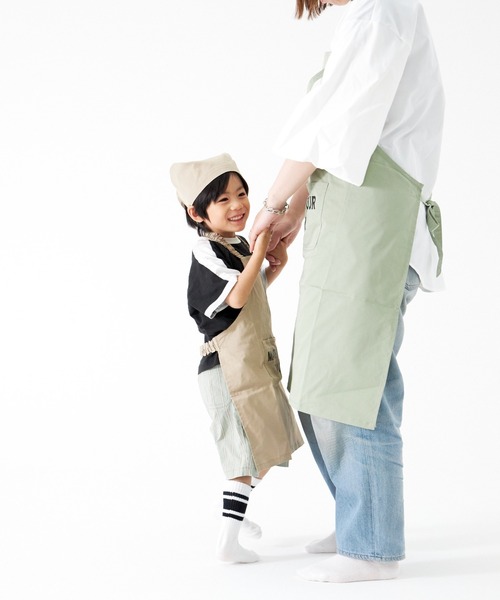 三角巾付き親子エプロン□キッズサイズ（エプロン）｜MAKE YOUR DAY