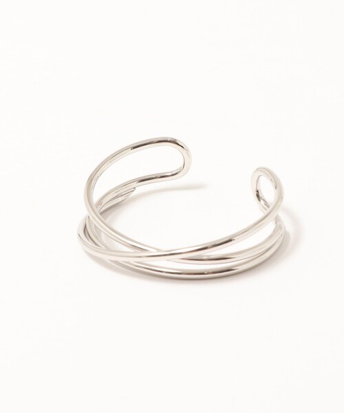 NOLLEY’S（ノーリーズ）の「クロスラインバングル SILVER（ブレスレット・レディース・シルバー・FREE）」の2枚目の写真