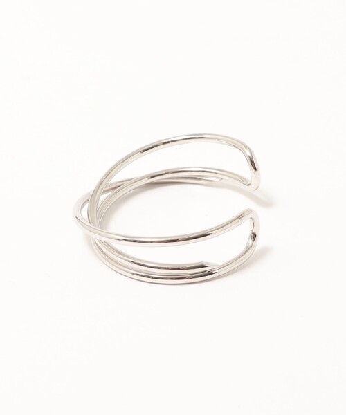 NOLLEY’S（ノーリーズ）の「クロスラインバングル SILVER（ブレスレット・レディース・シルバー・FREE）」の4枚目の写真