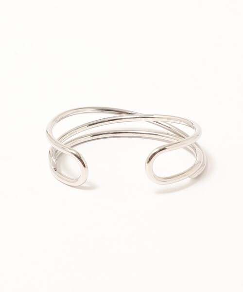 NOLLEY’S（ノーリーズ）の「クロスラインバングル SILVER（ブレスレット・レディース・シルバー・FREE）」の3枚目の写真
