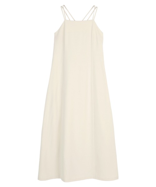titivate（ティティベイト）の「バックシャンキャミソールワンピース（ワンピース・レディース・ブラック/オリーブ/アイボリー・S/M/PS(XS－S)）」の4枚目の写真