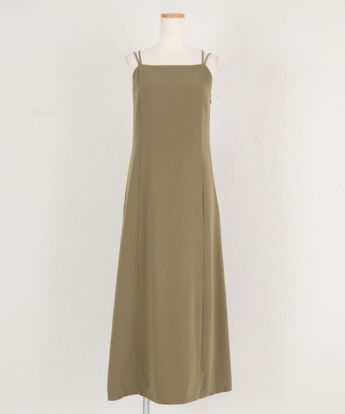 titivate（ティティベイト）の「バックシャンキャミソールワンピース（ワンピース・レディース・ブラック/オリーブ/アイボリー・S/M/PS(XS－S)）」の14枚目の写真