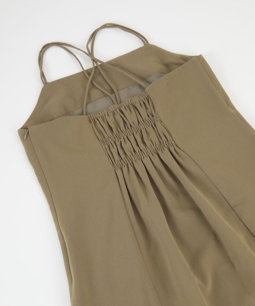 titivate（ティティベイト）の「バックシャンキャミソールワンピース（ワンピース・レディース・ブラック/オリーブ/アイボリー・S/M/PS(XS－S)）」の17枚目の写真