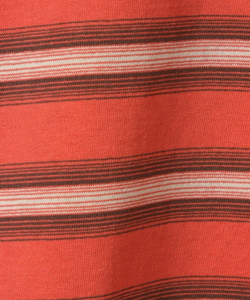 FRUIT OF THE LOOM（フルーツオブザルーム）の「【Fruit Of The Loom】別注マルチボーダーTシャツ（KIDS）（Tシャツ/カットソー・キッズ・アイボリー/レッド/ブルー・110cm/120cm/130cm/140cm）」の9枚目の写真