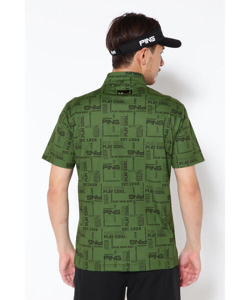 新品！PING APPARELクールマックスエコメイド ドビーブルゾン GOLD セール】【PING APPAREL】クールマックスエコドビーブルゾン