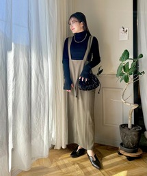 H.TOKYO | マキシ丈ジャンパースカート(ジャンパースカート)