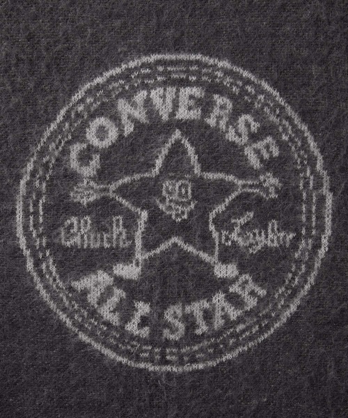 CONVERSE（コンバース）の「【CONVERSE/コンバース】Wanpakuビッグイラスト モヘヤ混 起毛加工オーバーサイズニット（ニット/セーター・メンズ・パープル/グレー/マスタード/チャコール/ネイビー・M/L）」の18枚目の写真