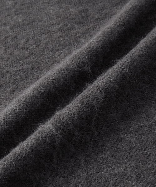 CONVERSE（コンバース）の「【CONVERSE/コンバース】Wanpakuビッグイラスト モヘヤ混 起毛加工オーバーサイズニット（ニット/セーター・メンズ・パープル/グレー/マスタード/チャコール/ネイビー・M/L）」の21枚目の写真