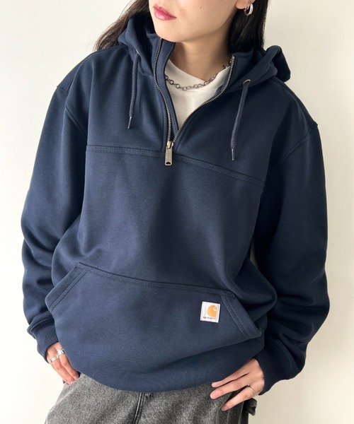 セール】Carhartt(カーハート)/ハーフジップ フーディー