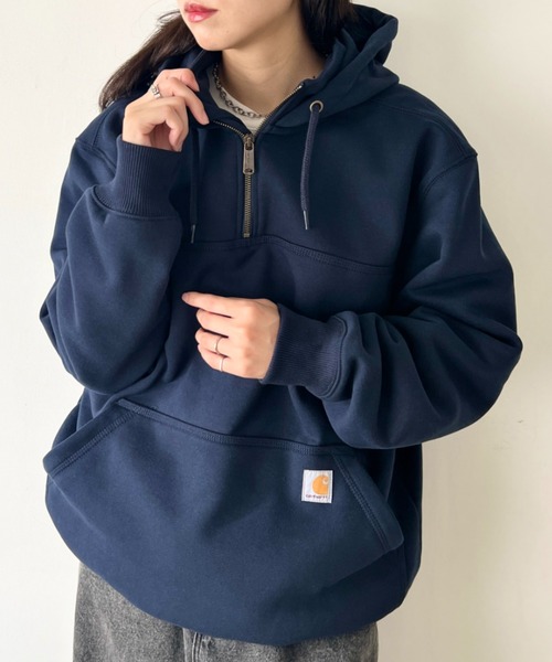 セール】Carhartt(カーハート)/ハーフジップ フーディー