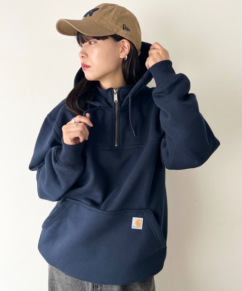 セール】Carhartt(カーハート)/ハーフジップ フーディー