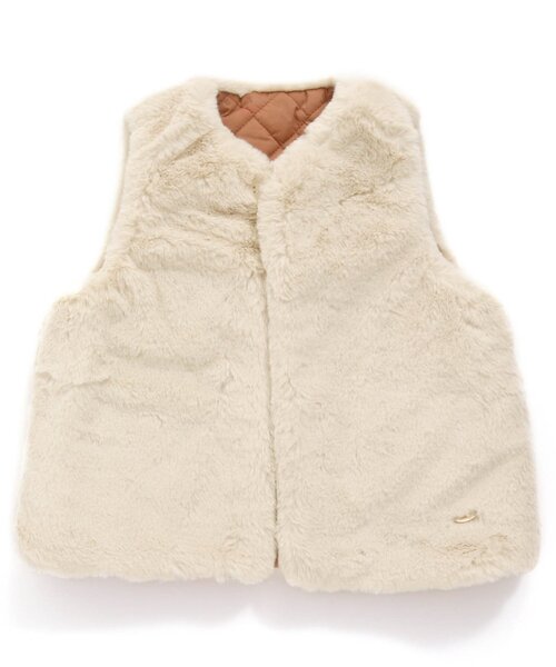 Seraph（セラフ）の「リバーシブルファーベスト（ダウンベスト）」 - WEAR