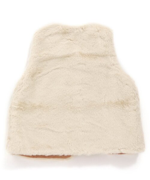 Seraph（セラフ）の「リバーシブルファーベスト（ダウンベスト・キッズ・アイボリー/ラベンダー/ライム・150/130/110/100/120/95/90/80/140）」の16枚目の写真