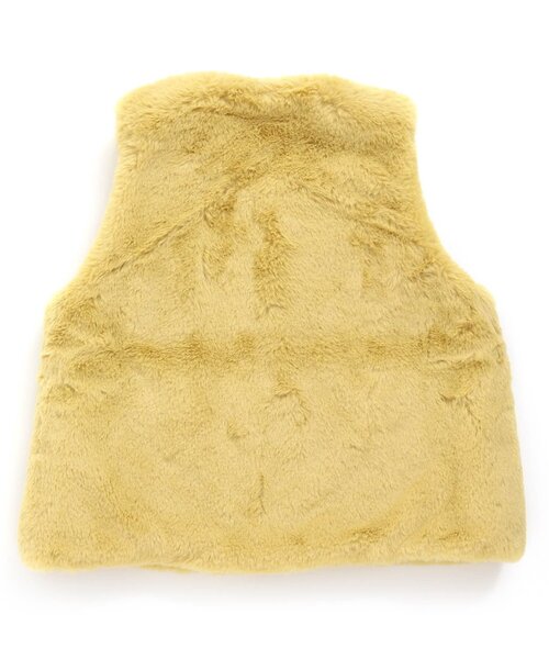 Seraph（セラフ）の「リバーシブルファーベスト（ダウンベスト・キッズ・アイボリー/ラベンダー/ライム・150/130/110/100/120/95/90/80/140）」の18枚目の写真