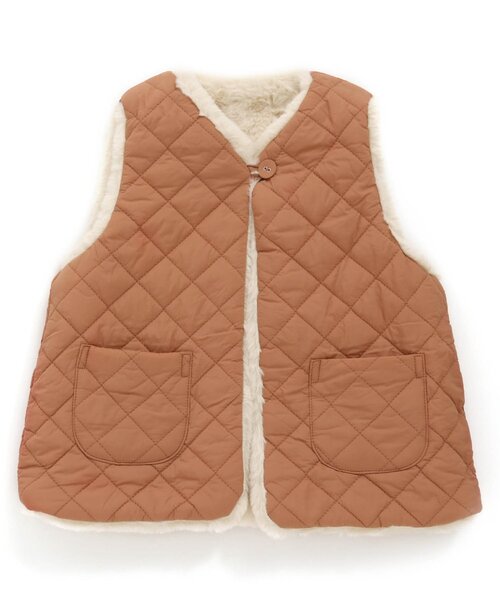 Seraph（セラフ）の「リバーシブルファーベスト（ダウンベスト）」 - WEAR