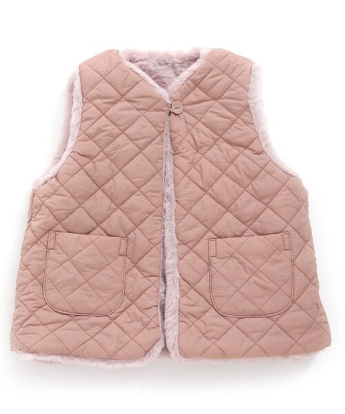 Seraph（セラフ）の「リバーシブルファーベスト（ダウンベスト）」 - WEAR