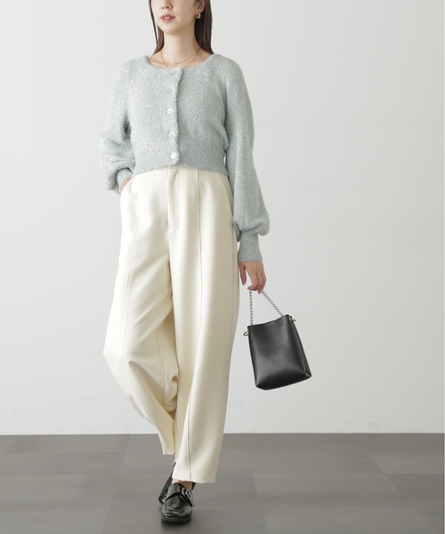 FREE'S MART（フリーズマート）の「◆ラメシャギーニットカーディガン（カーディガン/ボレロ・レディース・ピンク/グリーン/グレー・FREE）」の11枚目の写真