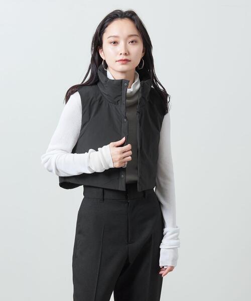MARW UNITED ARROWS(マルゥ ユナイテッドアローズ)の「<MARW UNITED ARROWS>パディング ショートベスト(ベスト・レディース・ブラック/オフホワイト・FREE)」の18枚目の写真
