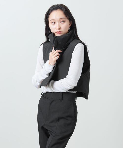 MARW UNITED ARROWS(マルゥ ユナイテッドアローズ)の「<MARW UNITED ARROWS>パディング ショートベスト(ベスト・レディース・ブラック/オフホワイト・FREE)」の20枚目の写真