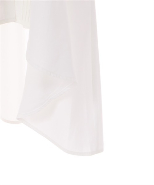 axes femme POETIQUE(アクシーズファムポエティック)の「フィッシュテールシャツチュニ(チュニック・レディース・ブラック/モカ/キナリ・MEDIUM)」の6枚目の写真