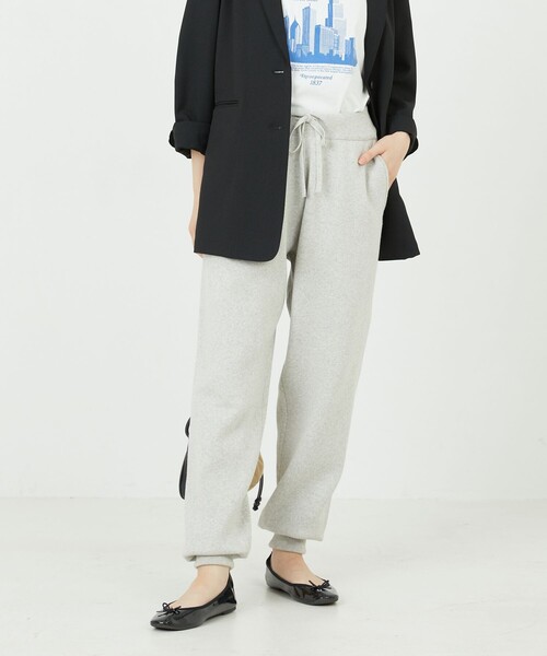 FREAK'S STORE(フリークスストア)の「限定展開 ニット ジョガー イージーパンツ(その他パンツ・レディース・ブルー/レッド/ライトグレー/ダークブラウン/ナチュラル/ブラック/イエロー/ベージュ/グレー/グリーン・LARGE/SMALL/MEDIUM)」の3枚目の写真