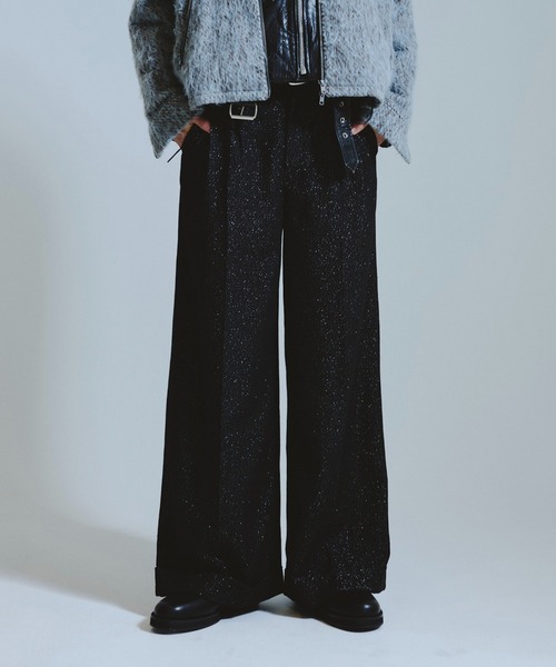 2tuck wide baggy slacks / 2タックワイドバギーフレア