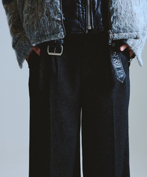 2tuck wide baggy slacks / 2タックワイドバギーフレアスラックス