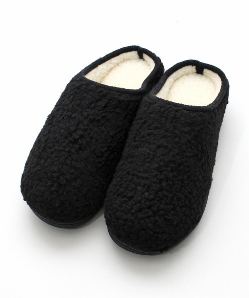 salle de bal（サルデバル）の「polka polka / ポルカポルカ モコモコボアシューズ mokomokoSHOES SDI（スリッポン・レディース・ベージュ/カーキ/ブラック・L/M）」の6枚目の写真