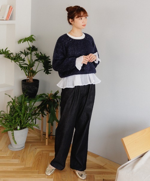 flower（フラワー）の「コンフィプリーツブラウス（シャツ/ブラウス・レディース・ホワイト/アイボリー・FREE）」の20枚目の写真