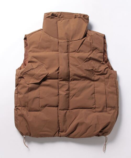 【新品未使用】ZOY ゾーイ　リップストップ　ダウンベスト　ブラウン SANNINO（サンニーノ）｜SANNINO / サンニーノウォーターレペレント