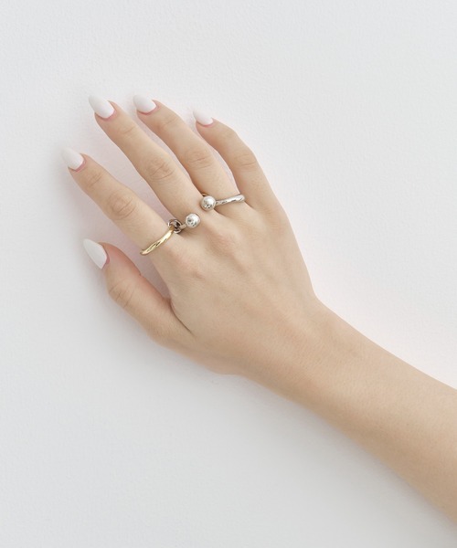 UNITED TOKYO（ユナイテッドトウキョウ）の「【WEB限定】ダブルボールトリオリング（リング・レディース・その他2・FREE）」の7枚目の写真