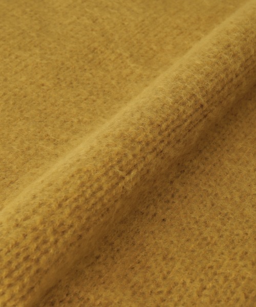 coca（coca）（コカ）の「メンズ モヘヤ風カラーニットカーデ（カーディガン/ボレロ・メンズ・マスタード/グリーン/ブラック・M/L）」の13枚目の写真