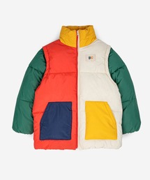 BOBO CHOSES（ボボショーズ）の「Color Block padded anorak