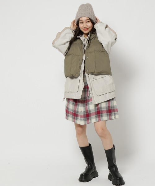 niko and...（ニコアンド）の「オリジナルシャギーニットワッチ（ニットキャップ/ビーニー・レディース・ベージュ/パープル/ブルー/モカ・FREE）」の22枚目の写真