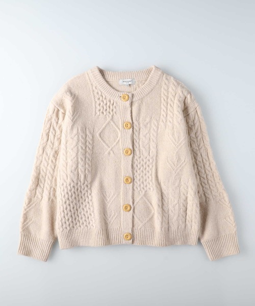 BACK NUMBER(バックナンバー)の「【BACK NUMBER】フィッシャーマンニットカーディガン(カーディガン/ボレロ・レディース・キナリ/レッド・L/M)」の17枚目の写真