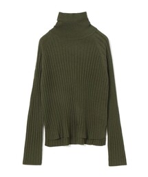 mizuiro ind ワイドリブタートルネックプルオーバー