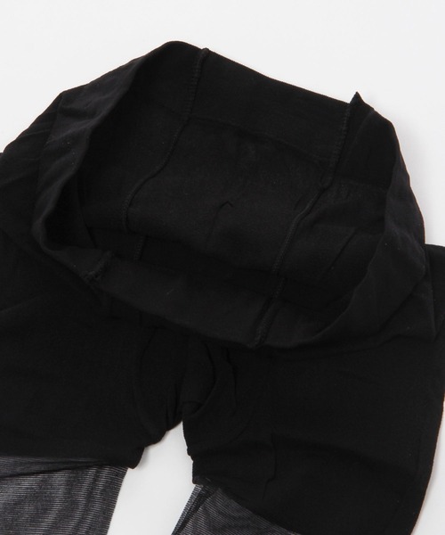 FOREVER 21(フォーエバー トゥエンティーワン)の「ドット柄ストッキング(タイツ/ストッキング・レディース・ベージュ/ブラック・SMALL/MEDIUM)」の6枚目の写真