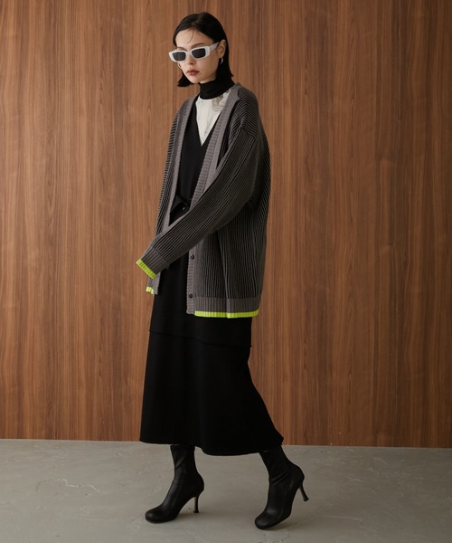 casane（カサネ）の「ラウンドソックスブーツ（ブーツ・レディース・ブラック・1/2）」の8枚目の写真