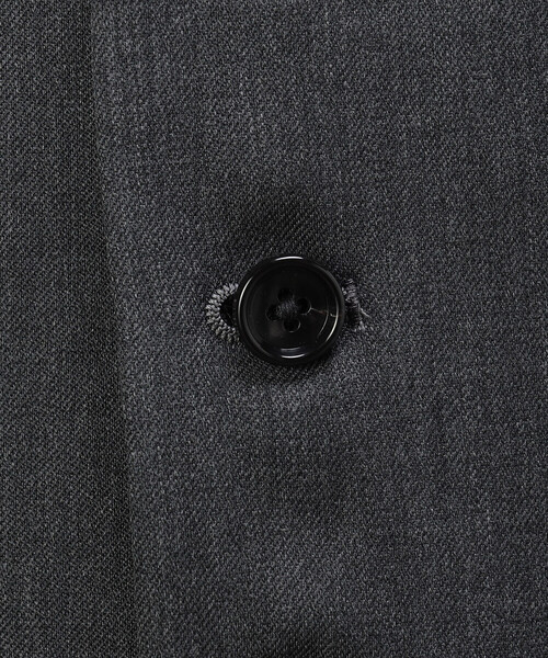COMME CA ISM(コムサイズム)の「【セットアップ対応】ポリエステル ウール ギャバ ベスト(スーツベスト・メンズ・グレー/ネイビー/ブラック・SMALL/MEDIUM/LARGE/X-LARGE)」の7枚目の写真